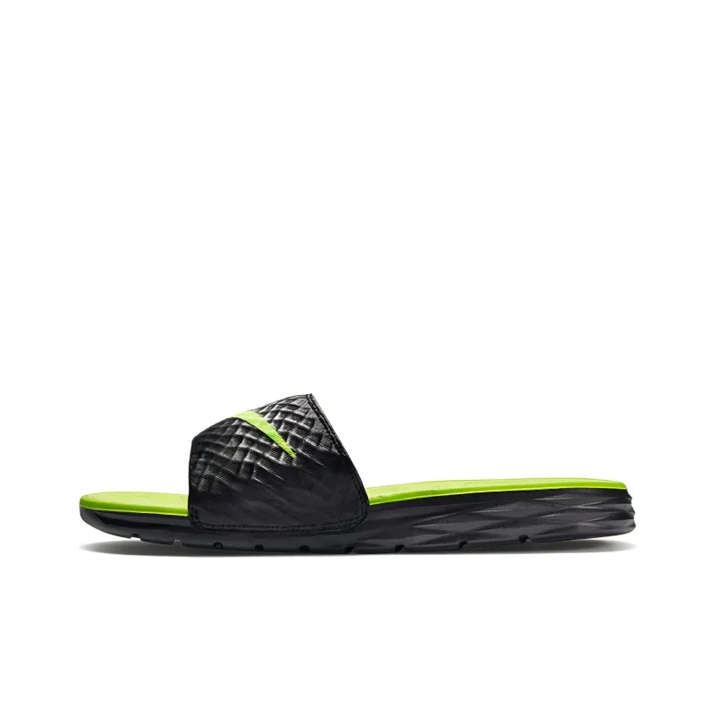 Nike Benassi Solarsoft Black/Volt-0