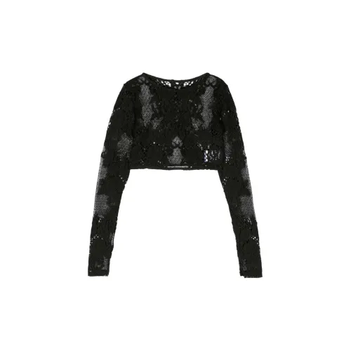 Atu Body Couture Crop Tops Women's Black