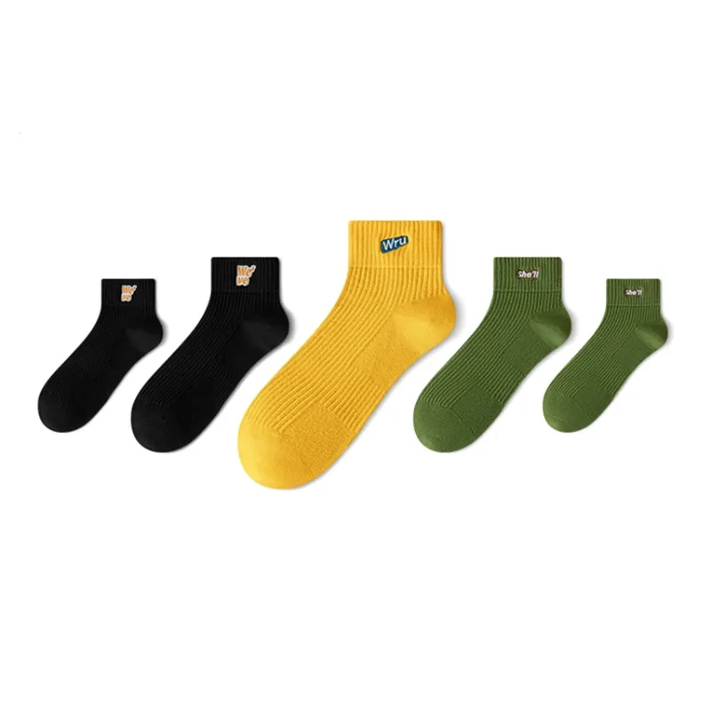 Taste The Color Mid Calf Socks Men's 5 Pack-6