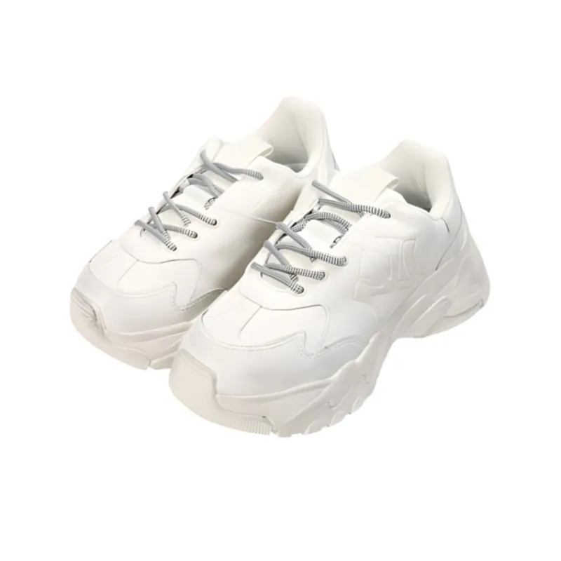 MLB Big Ball Chunky Chunky Sneakers Unisex Low Top White-1