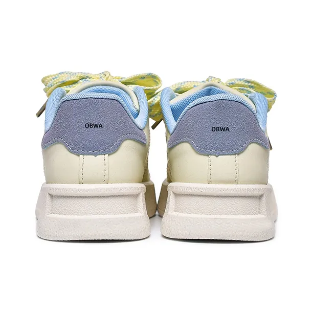 OBWA Anti-Slip Wear-Resistant Lightweight Breathable Low-Top Skateboard Shoes Women's-1