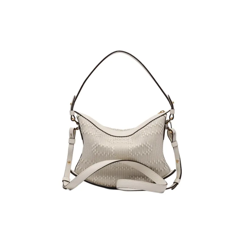 Delvau Pin Swing Taurillon Soft Soft Grain Calfskin One Shoulder Handbags Women's Greige-2