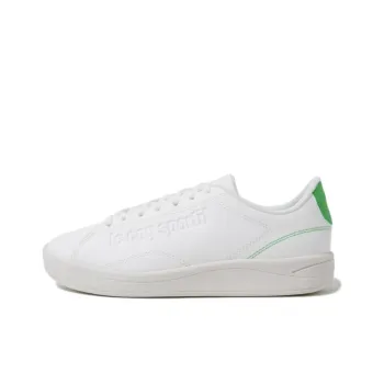 Le Coq Sportif Waterproof And Wear-resistant Low-Top Skateboard Shoes Unisex White Green