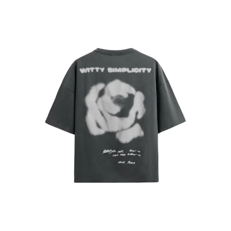 ZARA T Shirt Men's Deep Anthracite-1