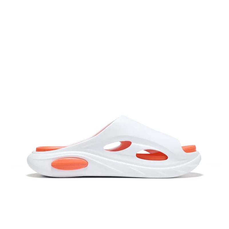 FAIRWHALE Slide Slippers Men White Black/White Orange/Beige Brown-7