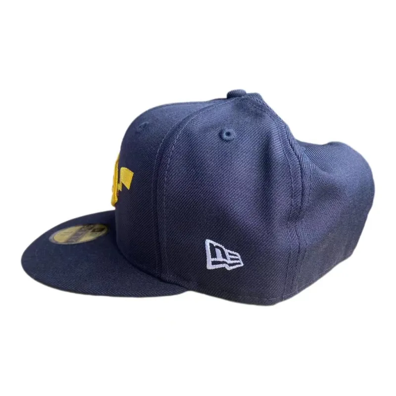 New Era Wool Cotton Polyester Baseball Caps Unisex Navy Blue-1