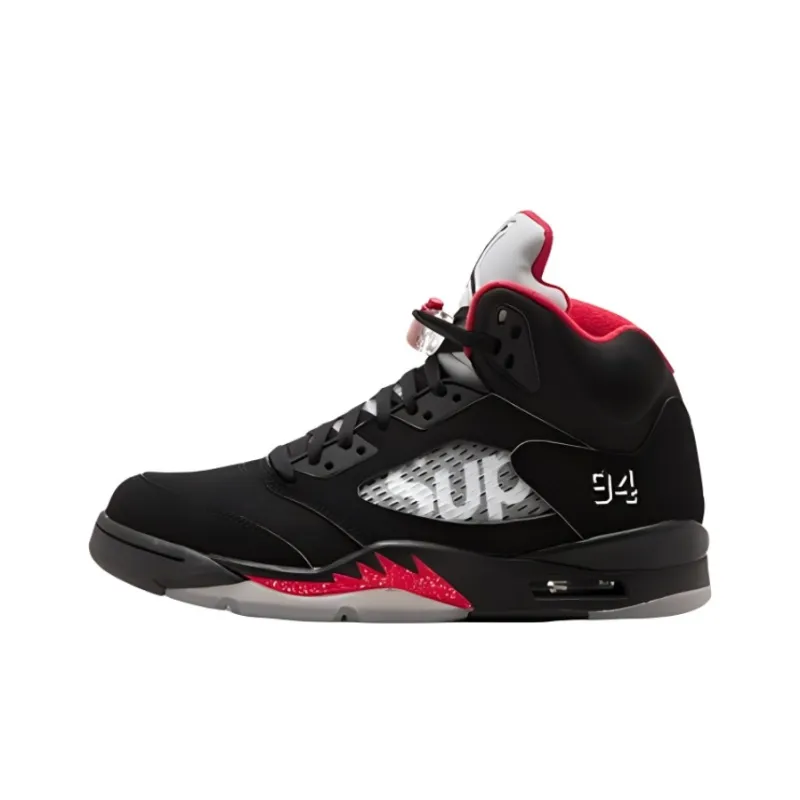 Jordan 5 Retro Supreme Black-0