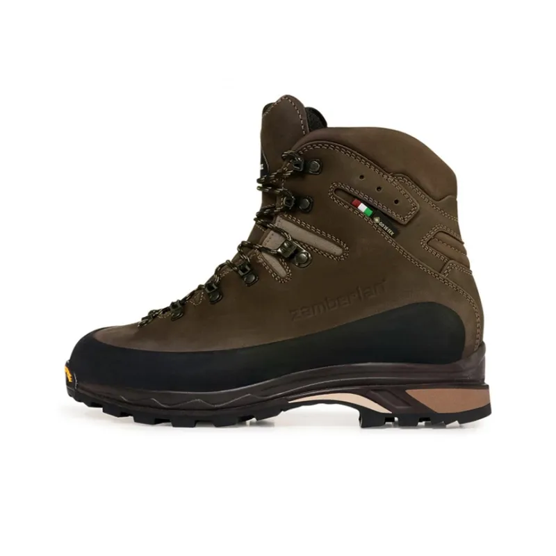 Zambella Waterproof And Breathable Coverage Support Mid-Top Hiking Shoes Men's Dark Brown-0