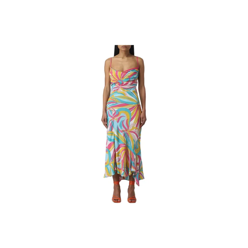 PINKO Graphic print Halterneck Dress-2