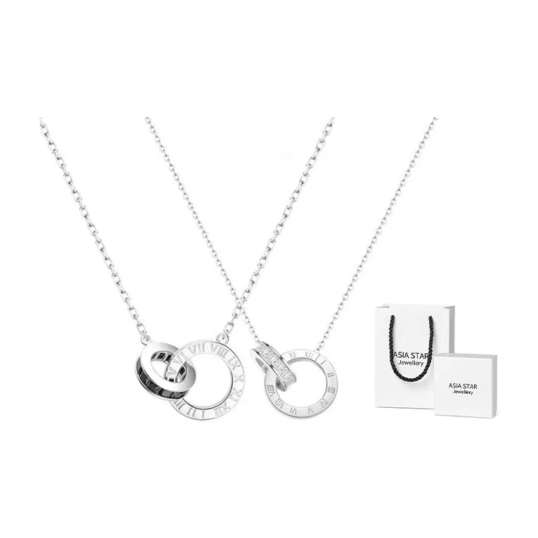 Asia Star Alloy Collarbone Chain Unisex-1