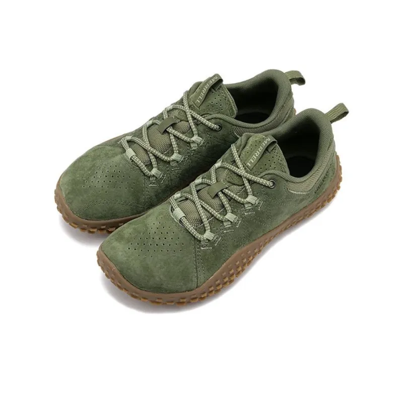 MERRELL Wrapt Shock Absorbers With Slip Resistant And Abrasion Resistant Properties Low Top Casual Shoes Women's Green-4