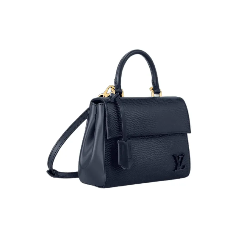 LOUIS VUITTON Cluny Epi Grain Leather Shoulder Bag, Crossbody Bag, Handbag Mini Women's Marine Blue-1