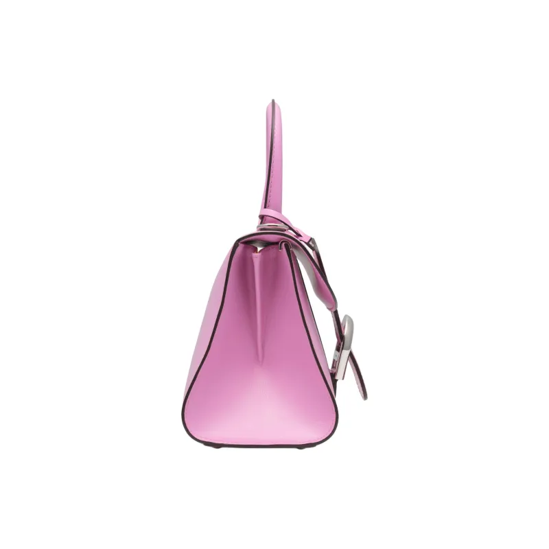 Delvau Brillant Calfskin Shoulder Bag Crossbody Bag Handbag Mini Women's Blue Orchid Pink-2