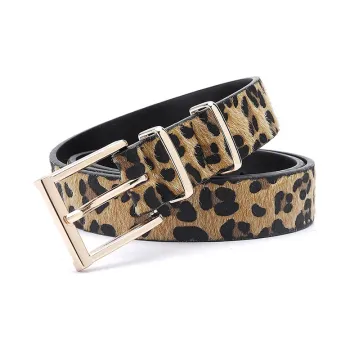 CARTELO Cow Split Leather Belts Women's Width 3.3cm