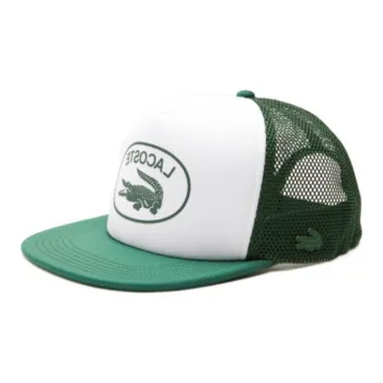 LACOSTE Polyester Baseball Caps Unisex Green