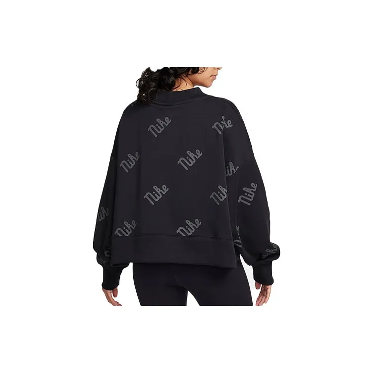 Nike Sportswear Phoenix Fleece Knitwear Women's Black-1