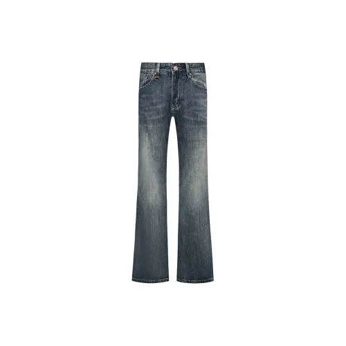 COOLALPACA Jeans Unisex Denim Blue