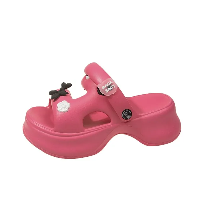 XMISTUO EVA Cut-Out Quiet Slip-Resistant Slide Slippers Women's-9