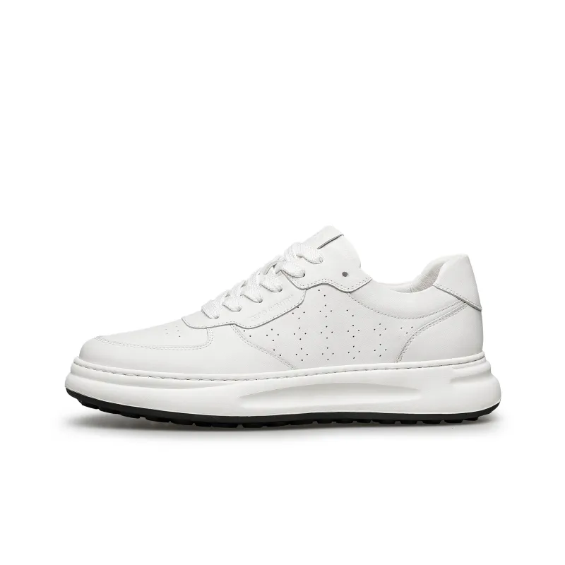 ZRO Skateboard Shoes Men Low Top White/White Gray/White Blue-13
