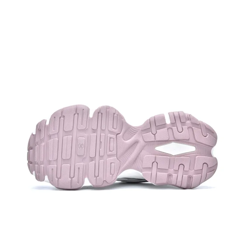 MISTERY Breathable Lightweight Low-Top Chunky Sneakers Women's-11