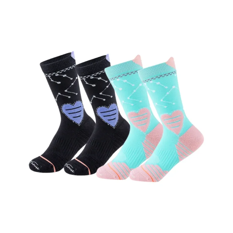 SPORT'S HOUSE Cycling Socks Women's 2 Pack-12