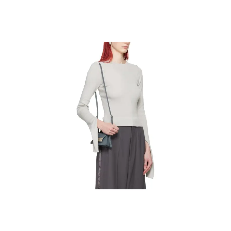MM6 Maison Margiela Sweater Women's Light Gray-2