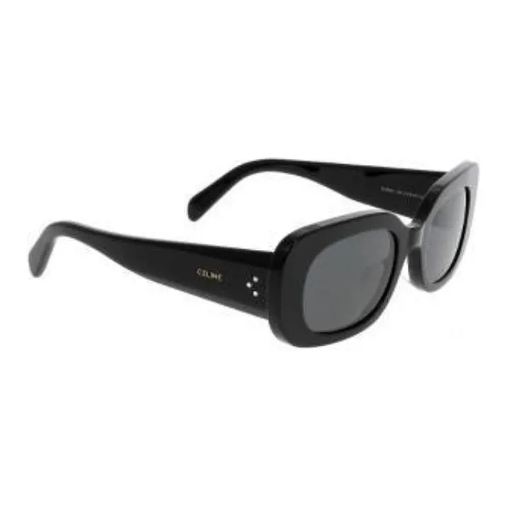 CELINE Rectangular Sunglasses Men's Black-2