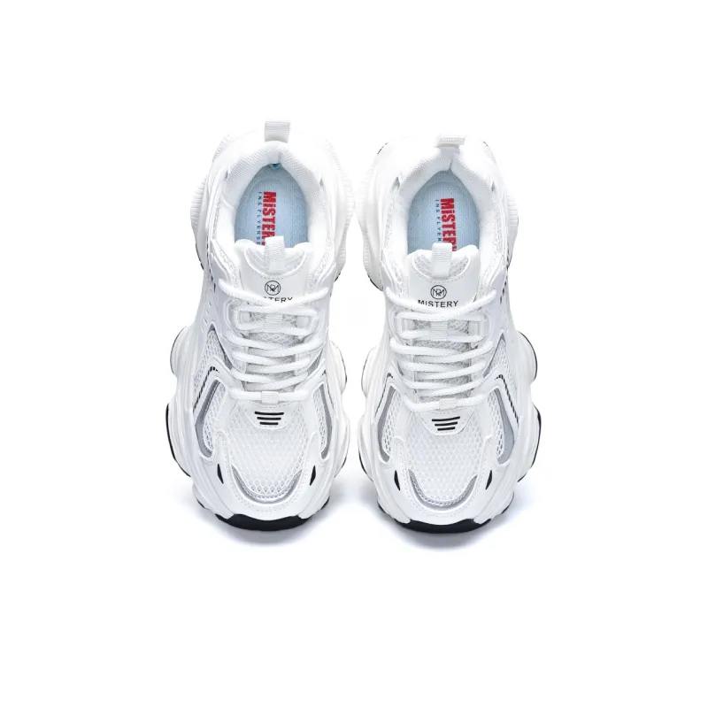 MISTERY Breathable Lightweight Low-Top Chunky Sneakers Women's-3