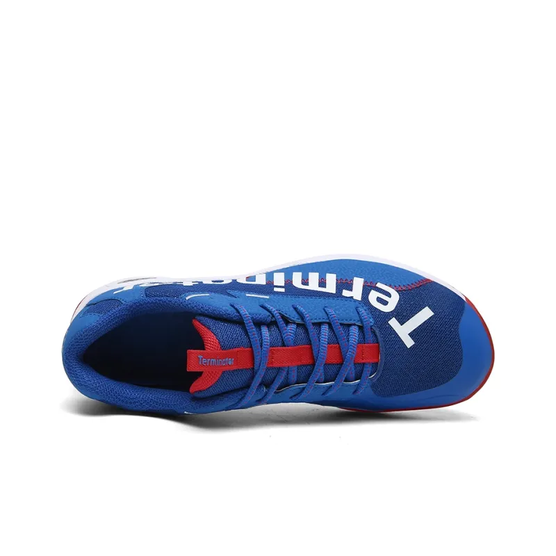 XPD Badminton Shoes Unisex Low Top White/Blue-10