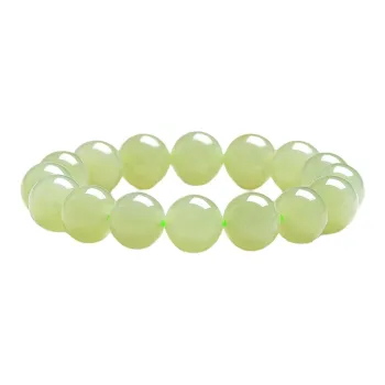 MARY WINDSOR Hetian Jade Bracelets Unisex Pale Greenish White Jade