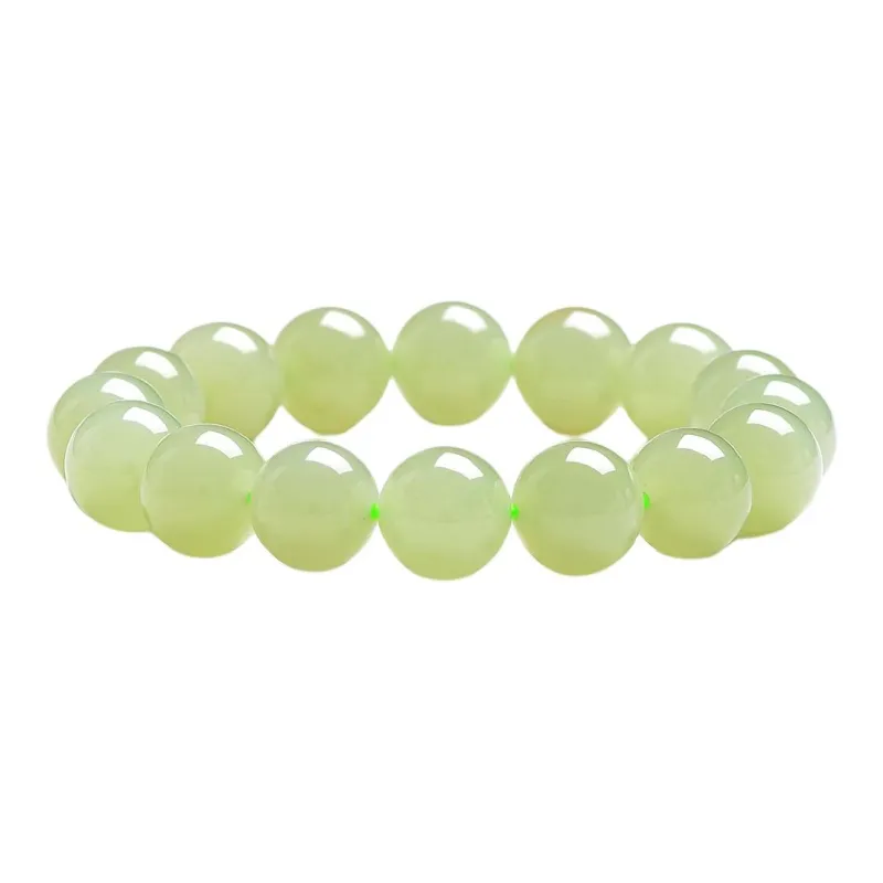 MARY WINDSOR Hetian Jade Bracelets Unisex Pale Greenish White Jade-0