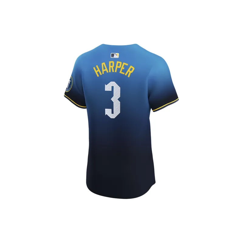 Nike Bryce Harper Philadelphia Phillies City Connect Women's Nike Dri FIT Adv Mlb Limited Jersey-1