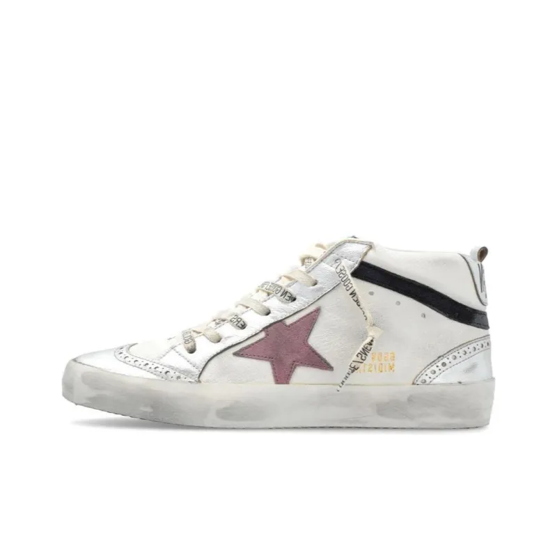 Golden Goose Mid Star Leather Sneakers-0
