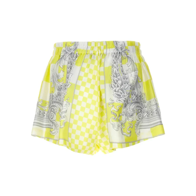 VERSACE Casual Shorts Women's Yellow-1