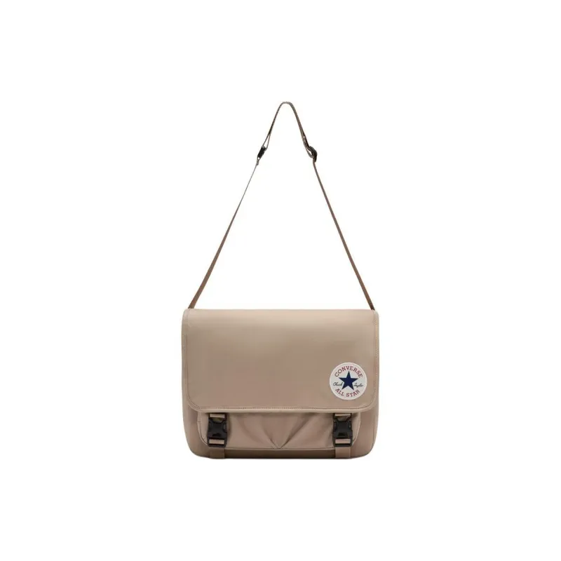 Converse Polyester Messenger Bag Shoulder Bag Crossbody Bag Regular Unisex Vintage Brown-0