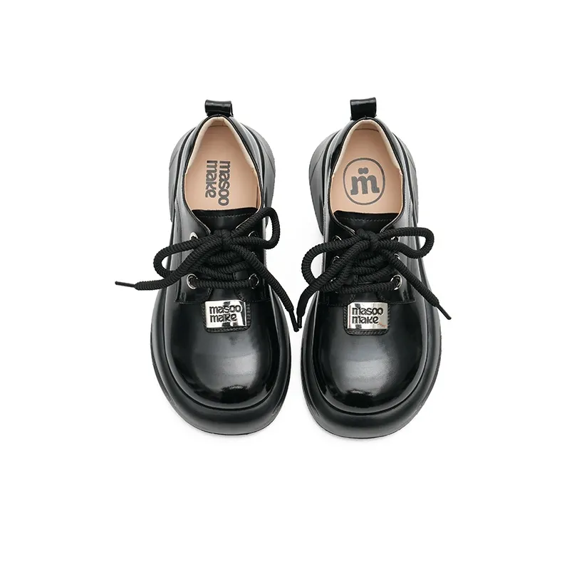 MASOOMAKE Loafers Women's Crystal Black, Lava Brown-3