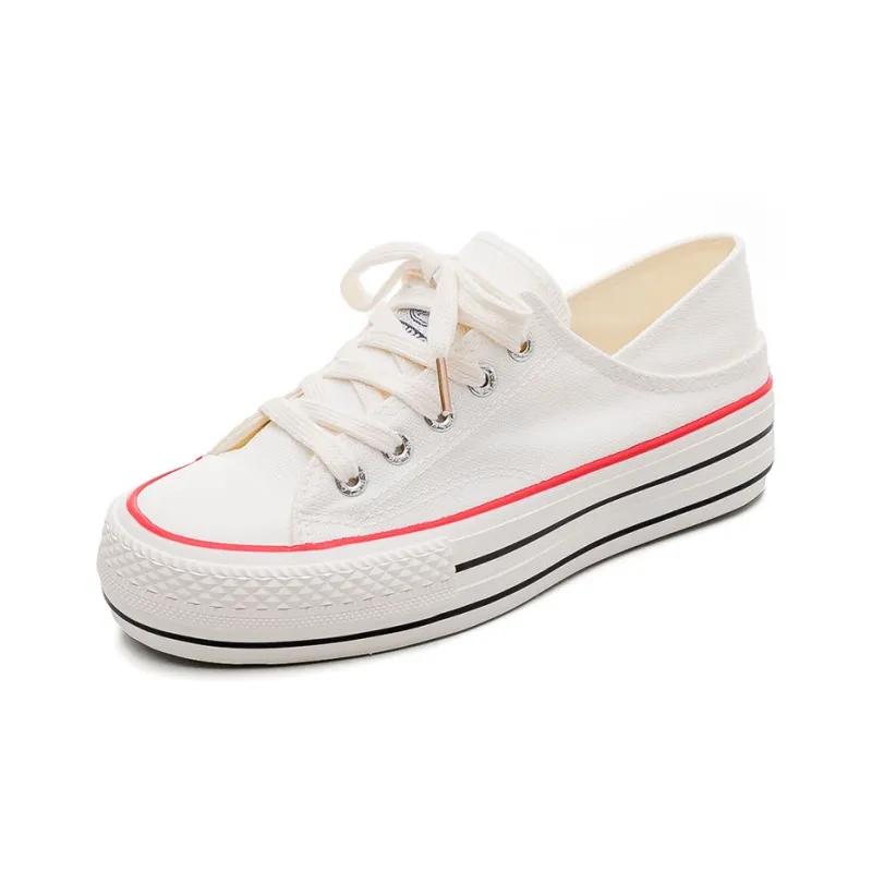 Warrior Warrior Wear resistant And Lightweight Low Top Canvas Shoes Women's White-2