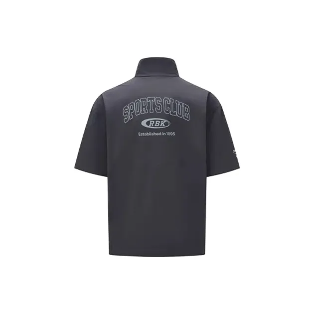 Reebok T Shirt Unisex Charcoal Black-1