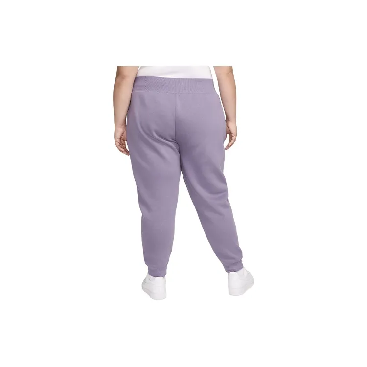 Nike Sportswear Phoenix Fleece Knitted Sports Pants Women's Purple-1