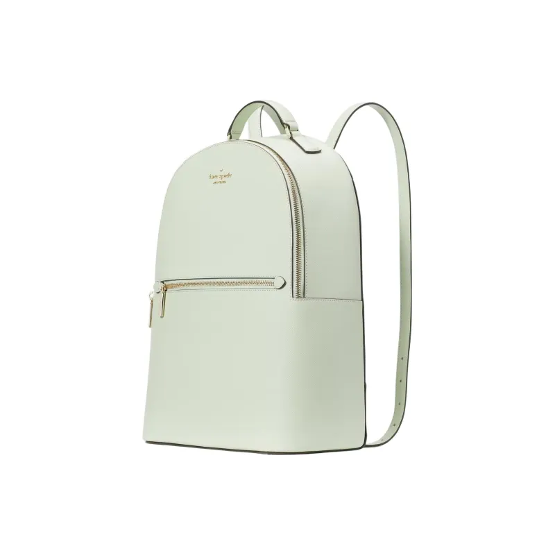 Kate Spade Saffiano Leather Backpack Large Size Women's Light Olive-1