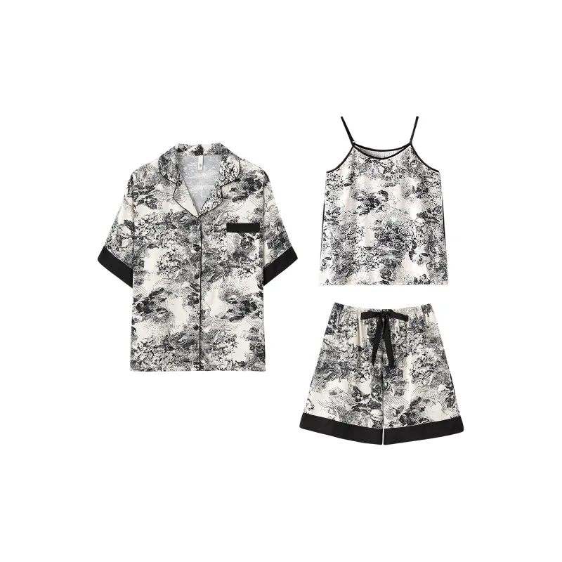 Jovini Pajama Set Women's Black-0