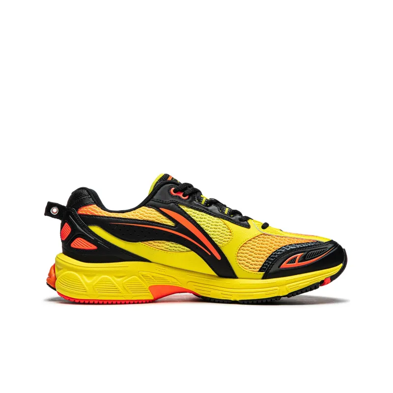 LiNing Shake 2.0 Wear Resistant Slip Resistant Low Top Running Shoes Men's Yellow Orange-1