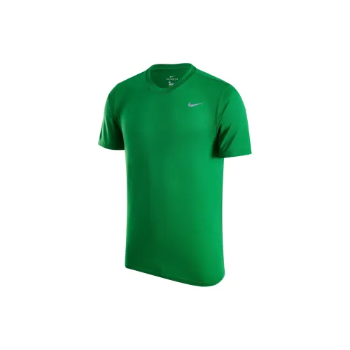 Nike Dri-Fit T-Shirts Men Apple Green/Cool Gray