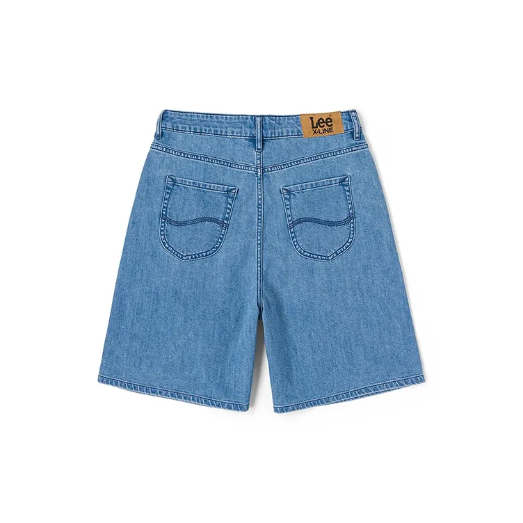 Lee Denim Shorts Women's Light Blue-1