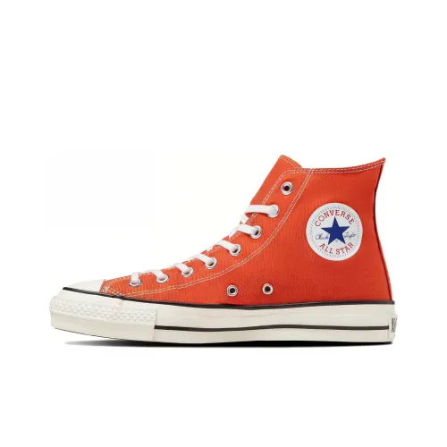 Converse All Star Canvas Shoes Unisex High-Top Orange