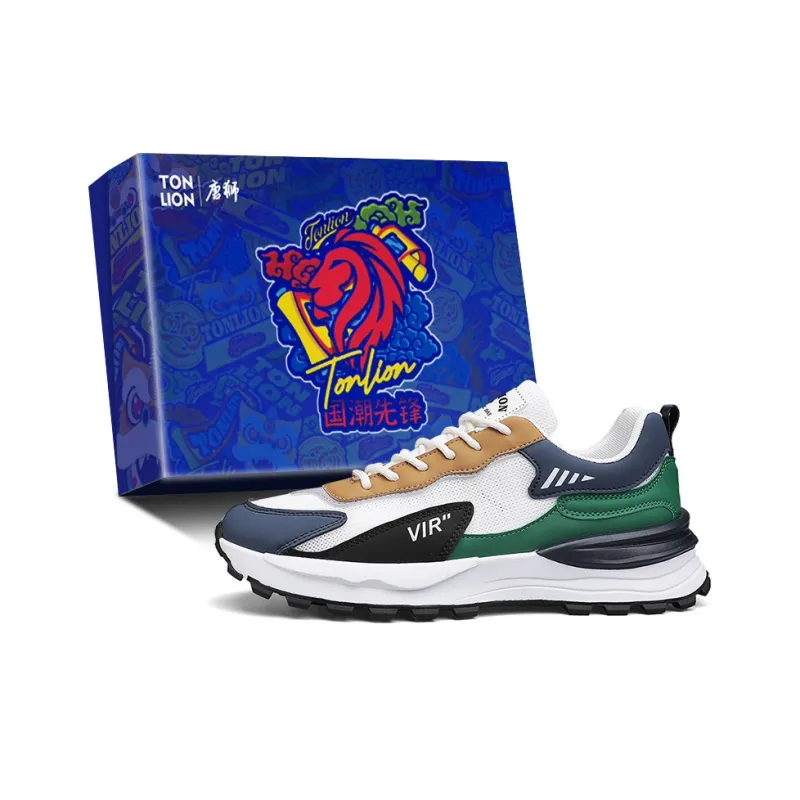 Tonlion Cushioned Wear-Resistant Breathable Low-Top Running Shoes Men's-11