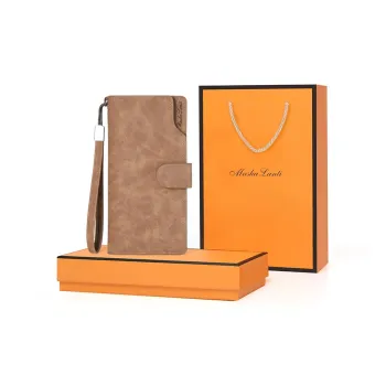 MashaLanti PU Material Clutch Coin Purse Card Holder Wallet Men's Coffee
