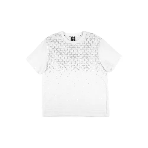 TCH T-Shirts Unisex White Base With Silver Logo