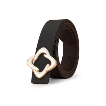 CARTELO Cow Split Leather Belts Women's Width 2.8CM