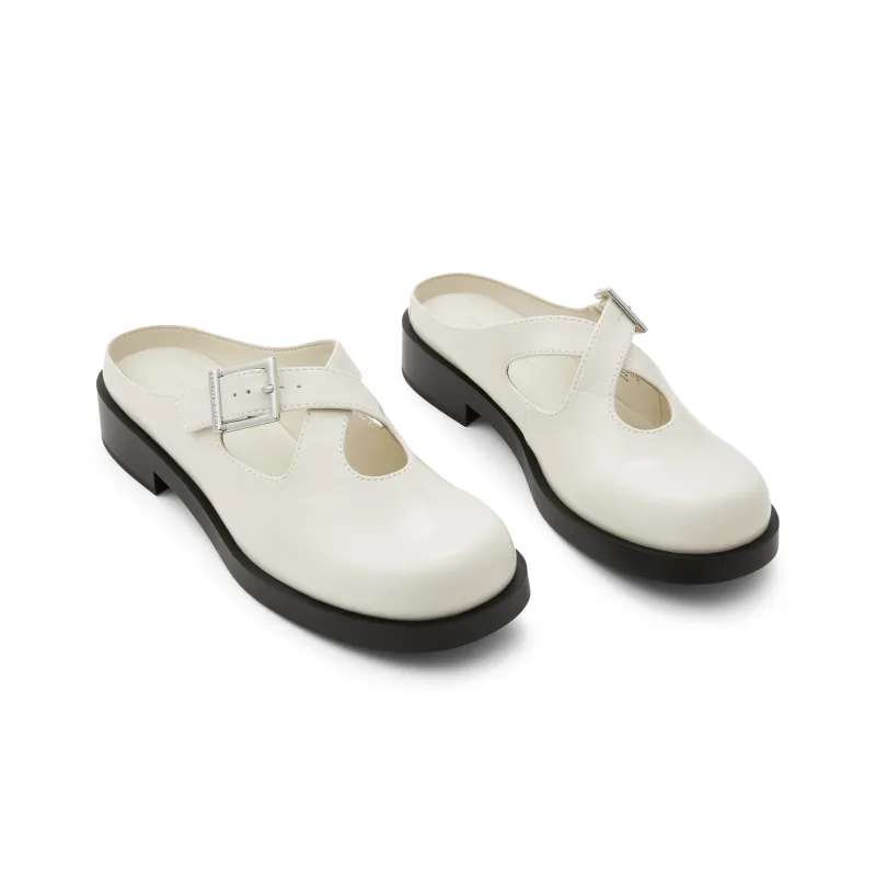 CHARLES&KEITH Composite Sole Closed Toe Slippers 3cm Women's-7